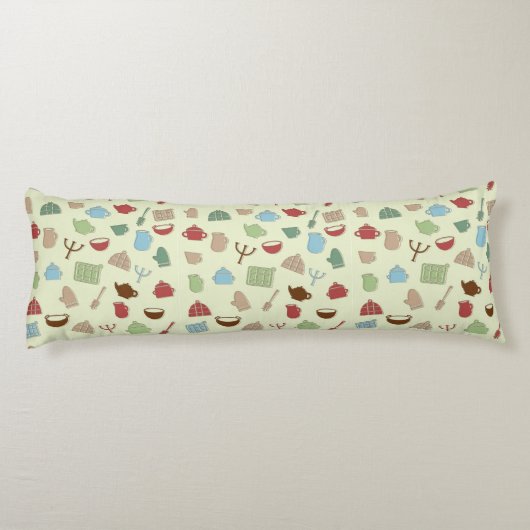 Keukenpatroon Lichaamskussen (Achterkant)