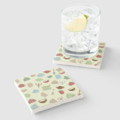 Keukenpatroon Stenen Onderzetter (Zijkant)