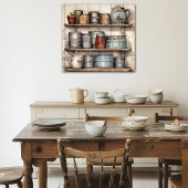  keukenplank blikken pot koffiepot pitcher poster