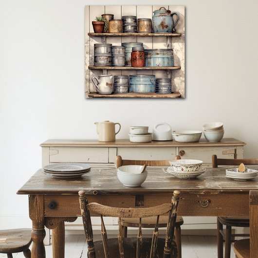  keukenplank blikken pot koffiepot pitcher poster