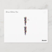 Keukenplank Wijnflessen Druivengerechten Briefkaart (Achterkant)