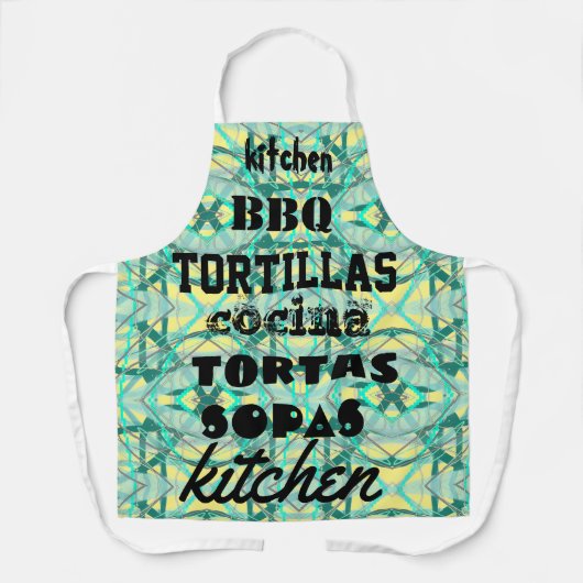 keukenplatform schort (Voorkant)