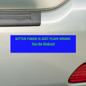 Keukenpokerparodie (buffy episode "life serie") bumpersticker (Op auto)