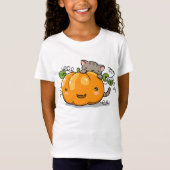 Keukenpompoen en kitten t shirt (Voorkant)