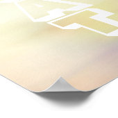 keukenposter met tekst eet pasteltypografie poster (Hoek)