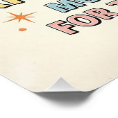 Keukenposter uit het atoomtijdperk perfect poster (Hoek)