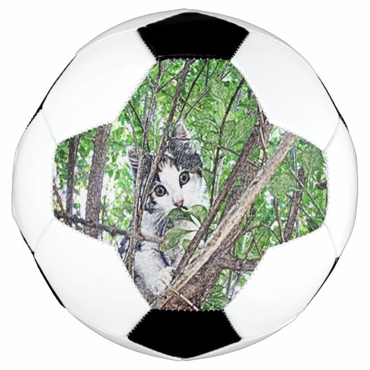 Keukenpotloodtekening Voetbal (Voorkant)