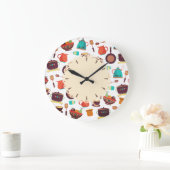 Keukenpottenpannen gereedschap kookkeukenklokje grote klok (Huis)