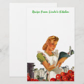 Keukenrecepten Persoonlijke Stationery EZ2Customiz Briefpapier (Voorkant / Achterkant)