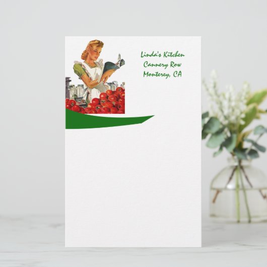 Keukenrecepten Persoonlijke Stationery EZ2Customiz Briefpapier (Staand voorkant)