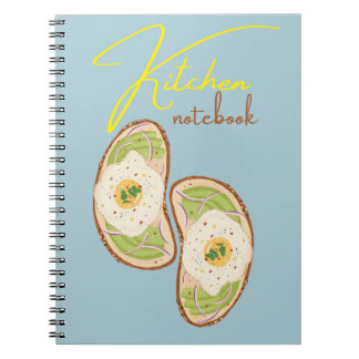 Keukenreceptenboek voor thuiskoks en voedingsliefh notitieboek