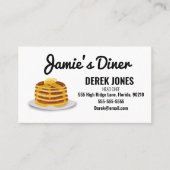 keukenrestaurant cateringdiner pancakes restaurant visitekaartje (Voorkant)