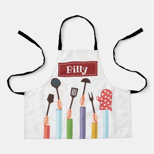 Keukenrode Schort (Voorkant)