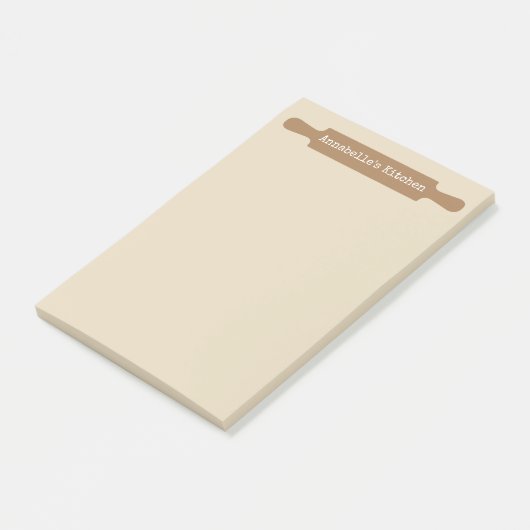 Keukenrolpop personaliseren post-it® notes (Schuin)