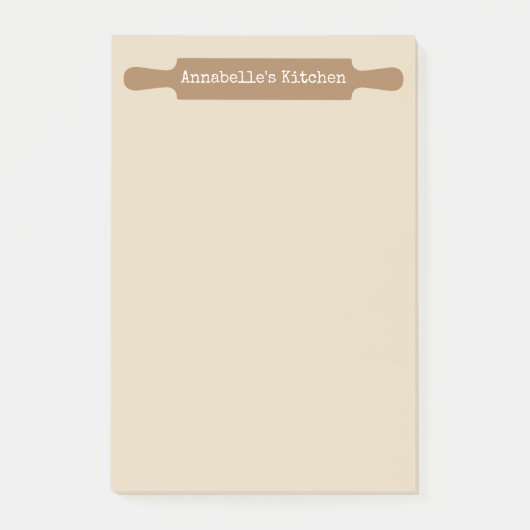 Keukenrolpop personaliseren post-it® notes (Voorkant)