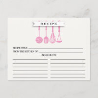 Keukenroze gereedschappen Vrijgezellenfeest Recipe