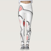 Keukenroze leggings (Voorkant)