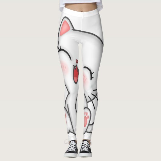 Keukenroze leggings (Voorkant)
