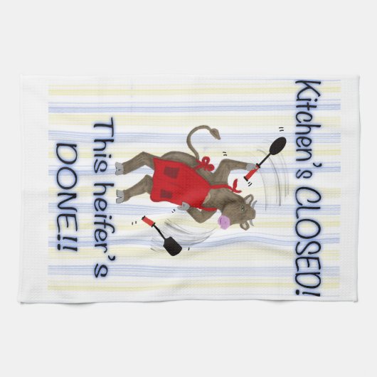 Keukens gesloten theedoek (Horizontaal)