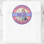  Keukenscène uit de Mideeuw met de Tekst van de Do Ronde Sticker (Tas)