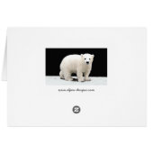 Keukenschilderij van polair Beer - Oorspronkelijke (Achterkant Horizontaal)