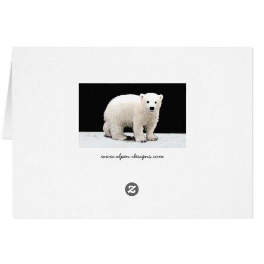 Keukenschilderij van polair Beer - Oorspronkelijke (Achterkant Horizontaal)