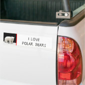 Keukenschilderij van polair Beer - Oorspronkelijke Bumpersticker (Op Truck)