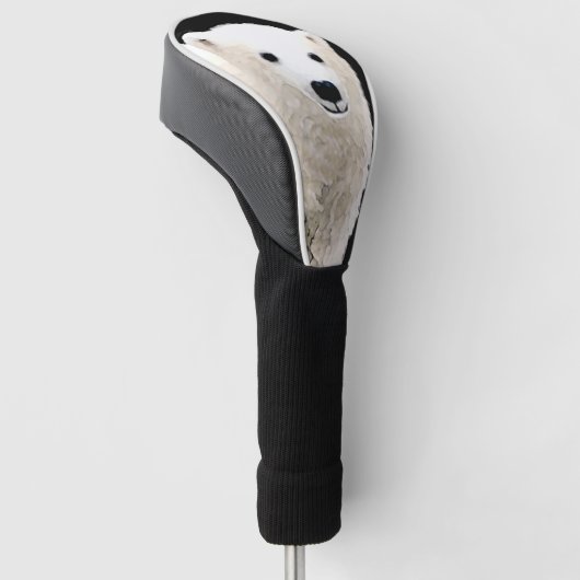 Keukenschilderij van polair Beer - Oorspronkelijke Golfheadcover (Schuin)