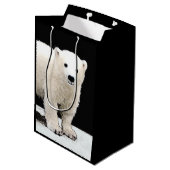 Keukenschilderij van polair Beer - Oorspronkelijke Medium Cadeauzakje (Achterkant Gekanteld)
