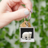 Keukenschilderij van polair Beer - Oorspronkelijke Sleutelhanger (Hand)