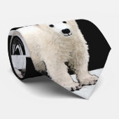 Keukenschilderij van polair Beer - Oorspronkelijke Stropdas (Opgerold)