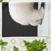 Keukenschilderij van polair Beer - Oorspronkelijke Theedoek (Gevouwen)