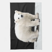 Keukenschilderij van polair Beer - Oorspronkelijke Theedoek (Verticaal)
