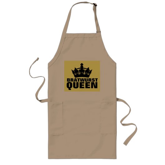 KEUKENSCHORT KONINGIN BRATWURST LANG SCHORT (Voorkant)