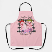 keukenSchort van schattige varkensliefhebbers Schort (Voorkant)