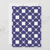 Keukenschotel | Vrijgezellenfeest Navy Blue Kaart (Achterkant)