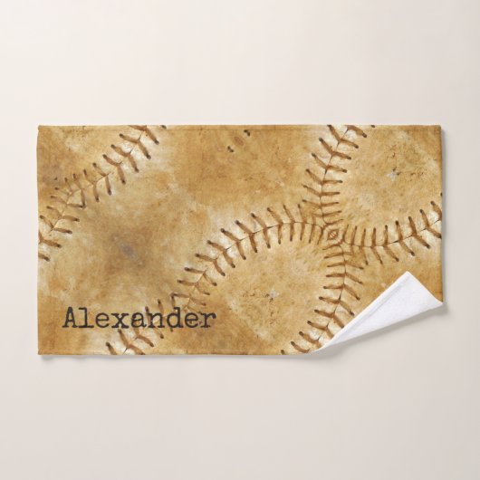  keukenset voor Cream Sports Baseball Bath Bad Handdoek (Handdoek)