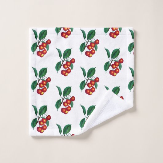  keukenset voor kersen bad handdoek (Wasdoekje)