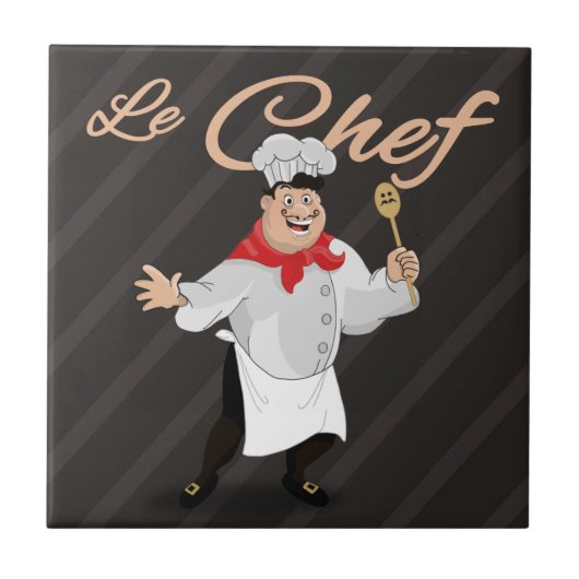 Keukensnor voor cartoons tegeltje (Voorkant)