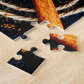 Keukenspenen van verschillende aromatische speceri legpuzzel (Zijkant)