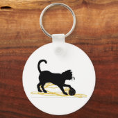 Keukensplaat met garen sleutelhanger (Voorkant)