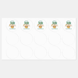Keukenstickers met familierecepten labels