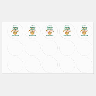 Keukenstickers met familierecepten labels