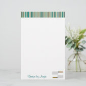 Keukenstrips Aqua Recipe Paper (Staand voorkant)