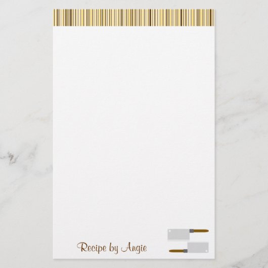 Keukenstrips Ontvangt papier (Voorkant)