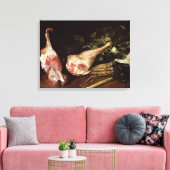 Keukentafel, nog leven canvas afdruk (Insitu (Woonkamer))