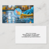 Keukentafel schoonmaken | Maid Services Visitekaartje (Voorkant / Achterkant)