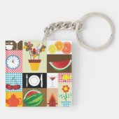 Keukentafels Sleutelhanger (Achterkant)