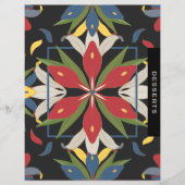 KeukenTegel Ontvanger hoofdstuk divider | Desserts (Voorkant)