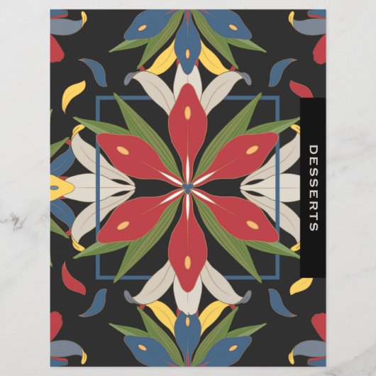 KeukenTegel Ontvanger hoofdstuk divider | Desserts (Voorkant)